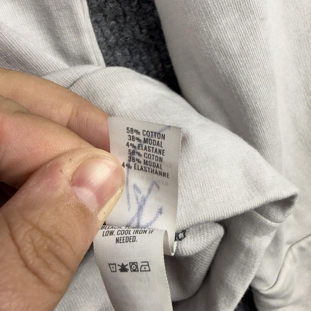OFFLINE By Aerie Sweatshirt Womens Large Gray Tie Dye Colorblock Crew Pullover - Picture 6 of 10